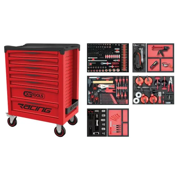 Servante RACING 7 tiroirs + composition pare brise | Rangement atelier
