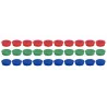 Jeu d'aimants verts Ø25mm . 10pcs KSTOOLS 860.0883 | Rangement atelier
