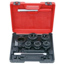 Coffret de filière à main - 7 pcs | Rangement atelier | Ekibat