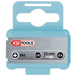 Boite de 5 embouts de vissage INOX PHILLIPS | Vis inox | Ekibat