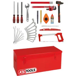 Caisse à outils tuyauteur - 28 outils KSTOOLS | Rangement atelier | Ek