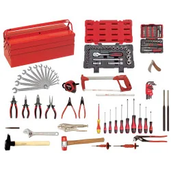 Composition d'outils pour la mécanique générale 131 pcs | Clés & Douil