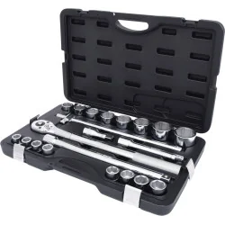 Coffret de douilles 6 pans métriques et accessoires | Clés & Douilles