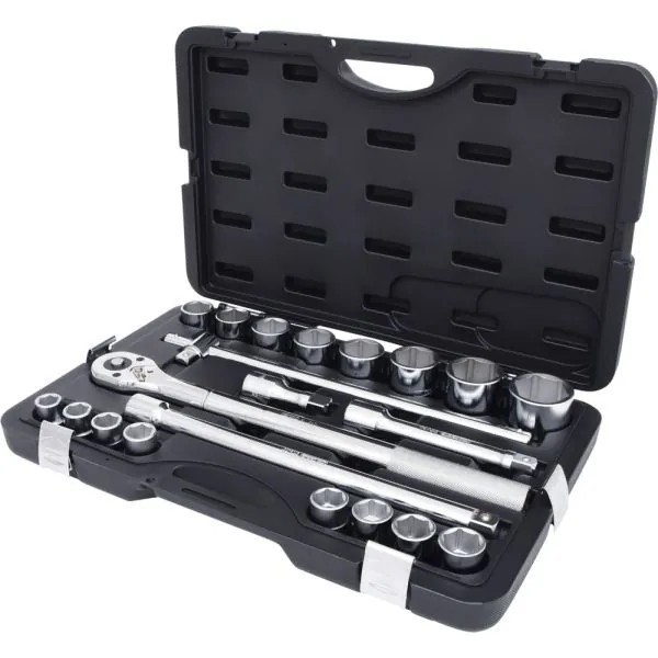 Coffret de douilles 6 pans métriques et accessoires | Clés & Douilles