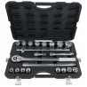Coffret de douilles 6 pans métriques et accessoires | Clés & Douilles
