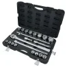 Coffret de douilles 6 pans métriques et accessoires | Clés & Douilles