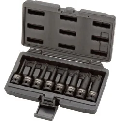Jeu de douilles longues à chocs TORX® T30-80 | Clés & Douilles | Ekiba