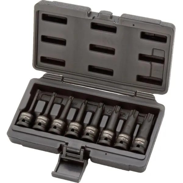 Jeu de douilles longues à chocs TORX® T30-80 | Clés & Douilles | Ekiba