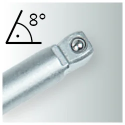 Rallonge inclinable XXL 1/2" - 750 mm KSTOOLS | Protection antichute |