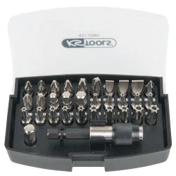 Jeu de 32 embouts de vissage . 1/4" | Vis bois | Ekibat