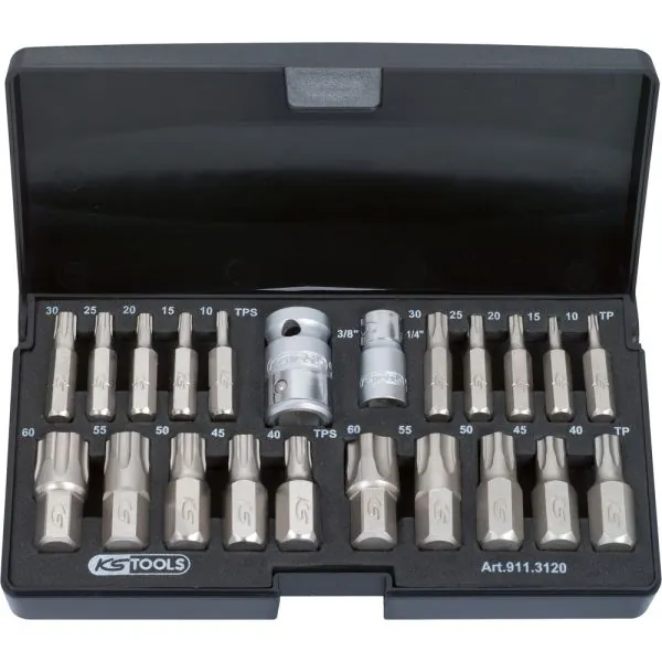 Jeu d'embouts TORX plus . 23pcs KSTOOLS 911.3120 | Tournevis & Embouts