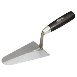 Truelle italienne ronde - lame acier - manche bois - 220 mm KSTOOLS 144.0114 | 144.0114