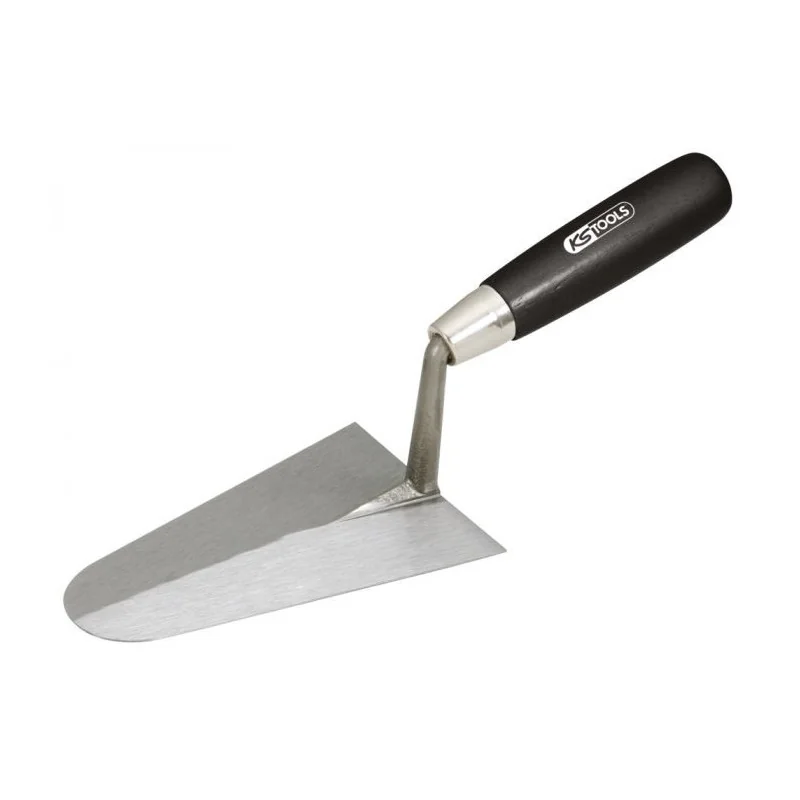 Truelle italienne ronde - lame acier - manche bois - 220 mm KSTOOLS 144.0114 | 144.0114