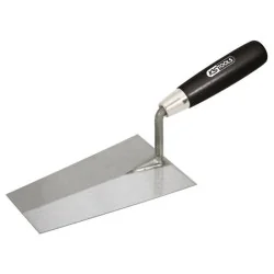 Truelle italienne carrée - lame acier - manche bois - 220 mm KSTOOLS 144.0124 | 144.0124