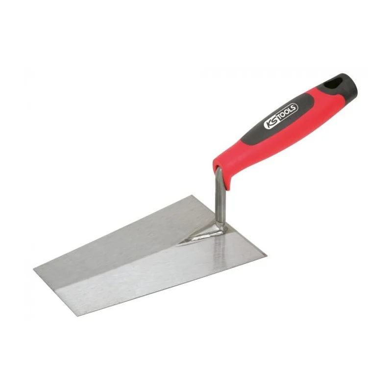 Truelle italienne carrée - lame acier - manche bi-composant - 200 mm KSTOOLS 144.0223 | 144.0223