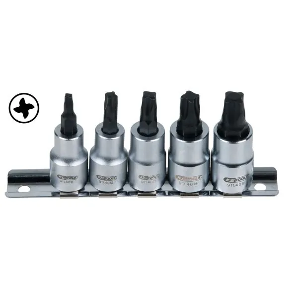 Jeu de douilles tournevis MORTORq® 3/8" . 5 | Vis bois | Ekibat