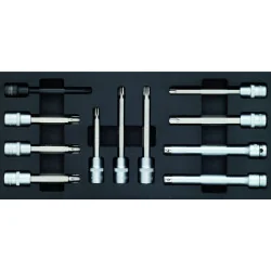Coffret de 11 douilles tournevis pour vis de | Vis bois | Ekibat
