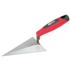 Truelle triangulaire - lame acier - manche bi-composant - 160 mm KSTOOLS 144.0235 | 144.0235