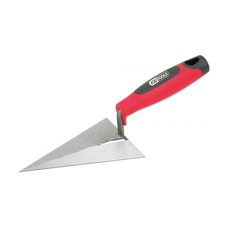 Truelle triangulaire - lame acier - manche bi-composant - 160 mm KSTOOLS 144.0235 | 144.0235