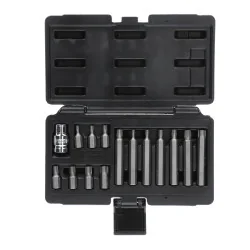 Coffret de 15 embouts de vissage TORX® 1/2" | Vis bois | Ekibat