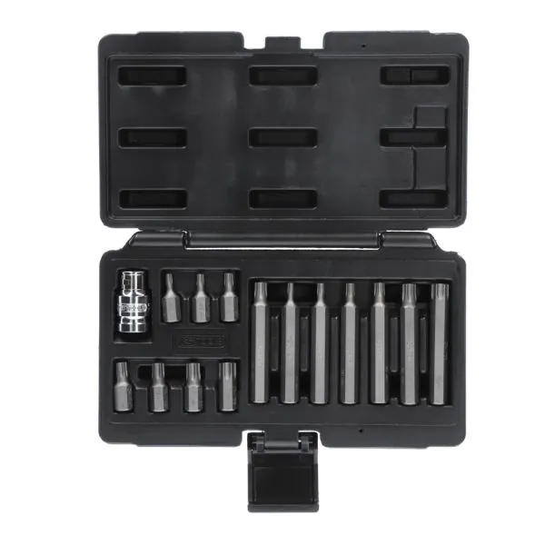 Coffret de 15 embouts de vissage TORX® 1/2" | Vis bois | Ekibat