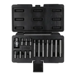 Coffret de 15 Embout de vissages 6 pans | Vis bois | Ekibat
