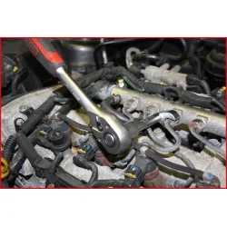 Clé pour conduites d'injection diesel 1/2" . 14 | Protection antichute