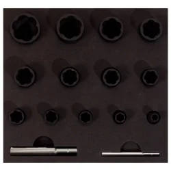 Coffret douilles à chocs pour vis et écrous | Vis bois | Ekibat