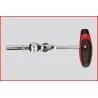Cliquet MODIFIX 1/4" à tête pivotante et poignée | Vis bois | Ekibat