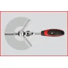 Cliquet MODIFIX 1/4" à tête pivotante et poignée | Vis bois | Ekibat