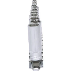 Rail de 10 douilles ULTIMATE® 1/4'' 12 pans | Vis bois | Ekibat