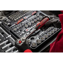 Coffret douilles et accessoires 1/4-3/8-1/2 . 195pcs KSTOOLS | Vis boi