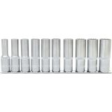 Jeu de douilles longues 12 pans 1/2" . | Boulonnerie | Ekibat
