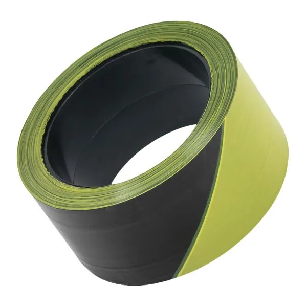 Rubalise noir et jaune 50 mm x 100 | Vis bois | Ekibat
