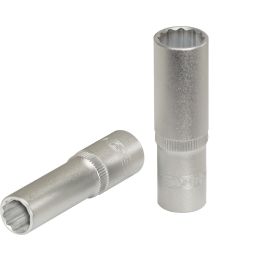 Douille longue 12 pans 3/8’’ . 20 mm | Vis bois | Ekibat