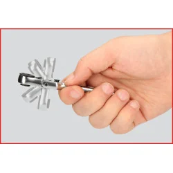 Mini cliquet porte-embouts réversible articulé 1/4’’ 72 dents | Vis bo