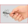 Mini cliquet porte-embouts réversible articulé 1/4’’ 72 dents | Vis bo