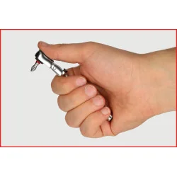 Mini cliquet porte-embouts réversible articulé 1/4’’ 72 dents | Vis bo