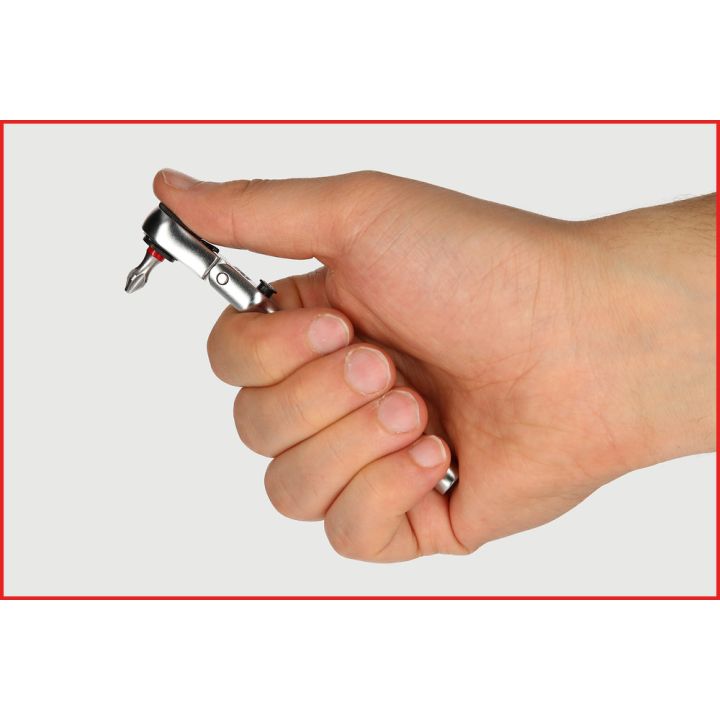Mini cliquet porte-embouts réversible articulé 1/4’’ 72 dents | Vis bo