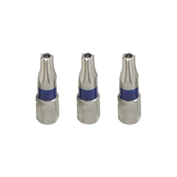 Embouts TORX percés T8 à code couleur L. | Vis bois | Ekibat