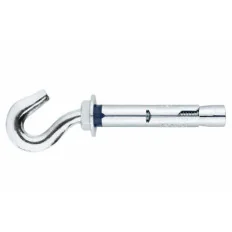 INDEX Cheville anti-rotation pour charges moyennes Crochet forgé (M10 x 70 Ø12 50 pièces.) ACHGFO12C | ACHGFO12C