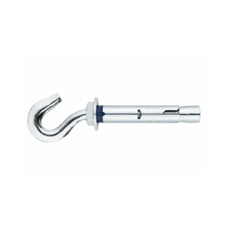 INDEX Cheville anti-rotation pour charges moyennes Crochet forgé (M10 x 70 Ø12 50 pièces.) ACHGFO12C | ACHGFO12C
