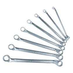 Jeux de clés polygonales contre-coudées . 8 pcs | Vis bois | Ekibat