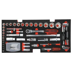 Coffre à outils ULTIMATE équipé - 3 tiroirs | Vis bois | Ekibat