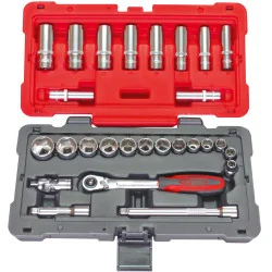 Coffret de douilles et accessoires ULTIMATE® 3/8" . | Vis bois | Ekiba