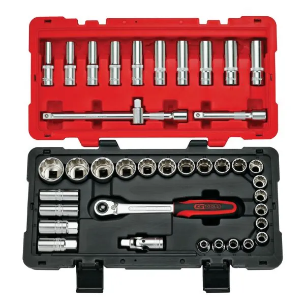 Coffret de douilles et accessoires ULTIMATE® 12 pans | Boulonnerie | E