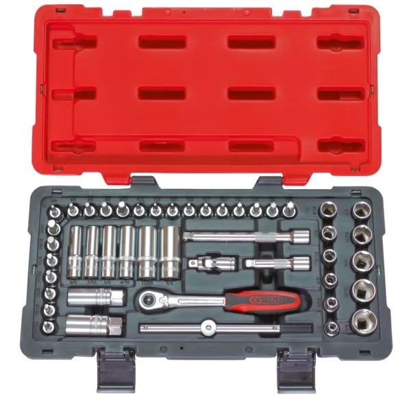 Coffret de douilles et accessoires ULTIMATE® en pouces | Vis inox | Ek