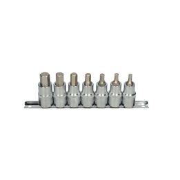 Rail de 7 douilles tournevis 6 pans . | Vis bois | Ekibat