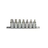 Rail de 7 douilles tournevis 6 pans . | Vis bois | Ekibat