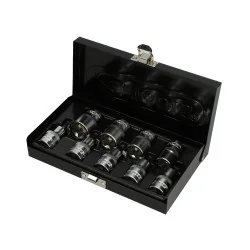 Coffret de 9 douilles TORX® . L.38 mm | Vis bois | Ekibat